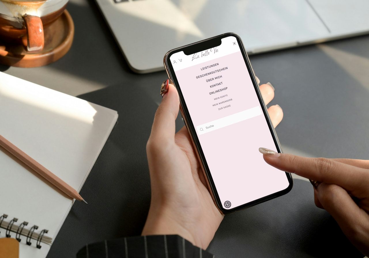 Onlineshop von La belle Vie auf dem Handy